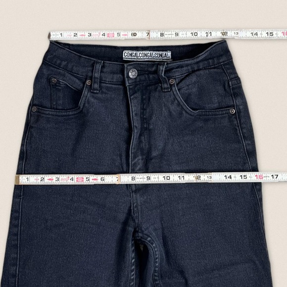 Vintage Conga! Conga! Conga! Black Skinny Jeans | Size 24” | - Picture 4 of 8